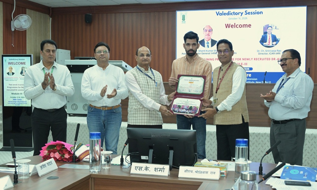 10-Day Training Programme for Assistants Successfully Concluded at ICAR-IARI on 16 October 2026